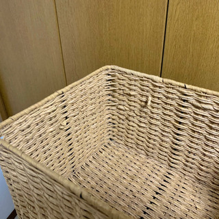 【値下げ】ラタン アンティーク風チェスト 4段 収納棚の画像