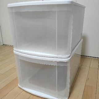 【お取引中】アイリスオーヤマ　クローゼット用衣類ケース