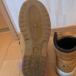 ティンバーランド　ハイカット　ベージュの画像