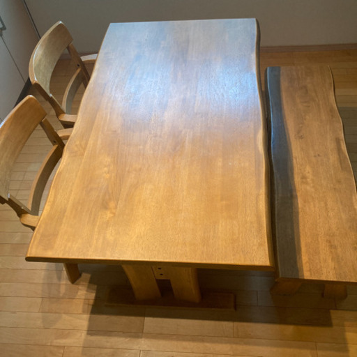 4人掛け　ダイニングテーブルセット　ベンチタイプ