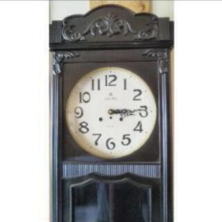 アンティーク　掛け時計　振り子時計　愛知電気株式会社　説明書付の画像