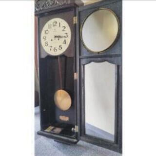 アンティーク　掛け時計　振り子時計　愛知電気株式会社　説明書付の画像