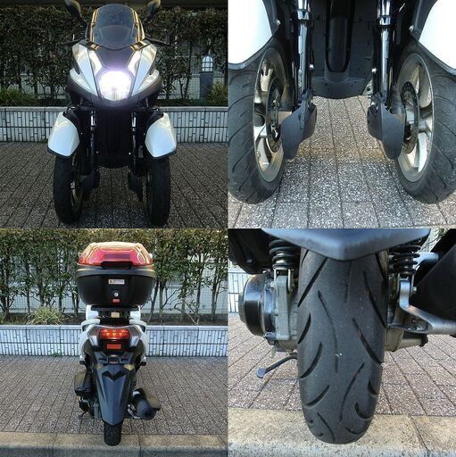 ★ワイドトレッド普通免許仕様トリシティ125！トップケース/1.1万km台/メットホルダー/LEDヘッドライト★東京/大田区【下取OK】