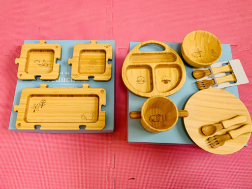 【美品】agney 離乳食セット　竹製