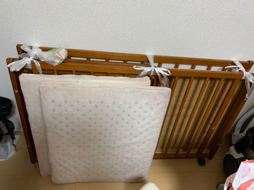 ベビーベッド、ベビー布団セット(8点セット)