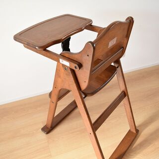 美品木製ハイチェアの画像