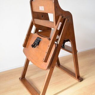 美品木製ハイチェアの画像