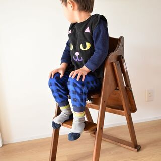 美品木製ハイチェアの画像