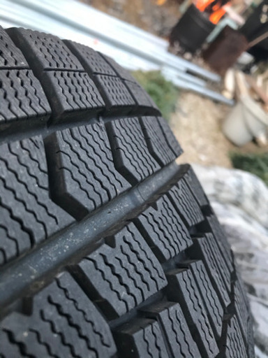 ランエボ9 純正ホイール、スタッドレスタイヤ履