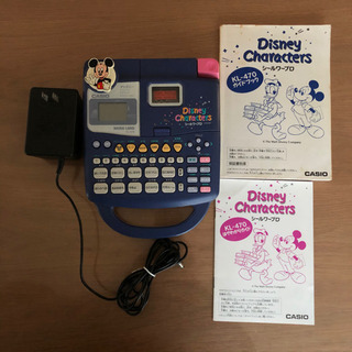 CASIO ディズニーキャラクターズ シールワープロ ネームラン...