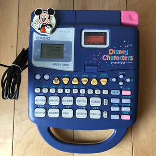 CASIO ディズニーキャラクターズ シールワープロ ネームランド [KL-470]の画像