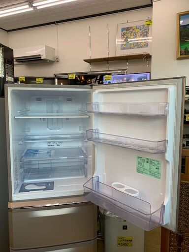 ★ 冷蔵庫 3ドア 335L MITSUBISHI  三菱 動作OK 2019年製 ☆買取帝国 朝霞店