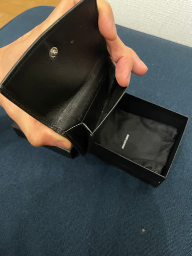 【大人気ミニウォレット】サンローラン　三つ折り財布　ミニウォレット 箱付き