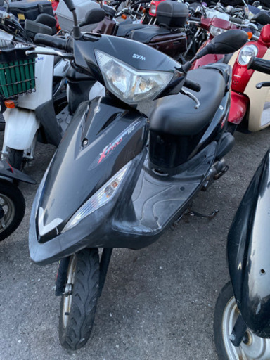 SYM xプロ100 セル始動　ピンクナンバー　セル始動　福岡市南区