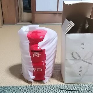 未使用美品郵便ポスト形貯金箱