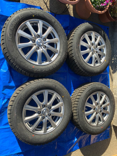 195/65R15スタッドレスタイヤ&ホイール4本セット