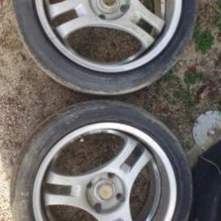 17インチ アドバンレーシング8j+35２本中古