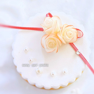 初心者様大歓迎!『薔薇のネイキッドケーキのメモスタンド』  の画像