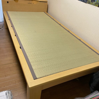 22日（金）午前引取！シングルベッド　畳　簀子　分解可能