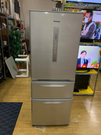 1/17 値下げ! 2015年製 Panasonic 321L冷蔵庫 ECONAVI 省エネインバーター NR-C32DM-S パナソニック 日本製