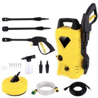 高圧洗浄機フルセット！パワフル1400W!お得な洗車キット付き！