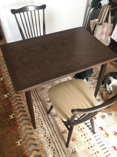 ２人掛け☆ダイニングテーブルセット★クラシック