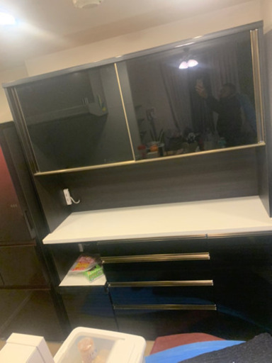 食器棚 約 高さ180cm 幅150cm 奥行45cm