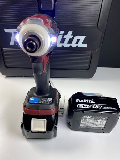 【中古・超美品】マキタ　充電式インパクトドライバ　18VTD171DGX/AR 　オーセンテックレッド　