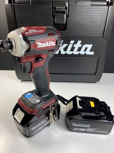 【中古・超美品】マキタ　充電式インパクトドライバ　18VTD171DGX/AR 　オーセンテックレッド　