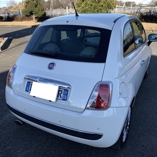 ★車検令和3/11★フィアット500 1.4 16V ラウンジ★美車★外付けカーナビ★デュアロジック★ローダウン★RAGAZOON社外マフラーの画像