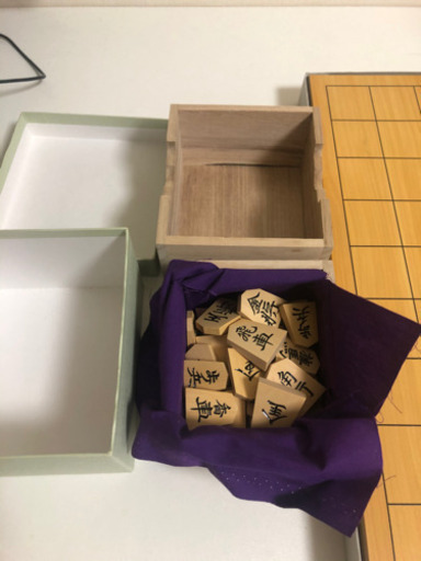 高級将棋盤と駒セット