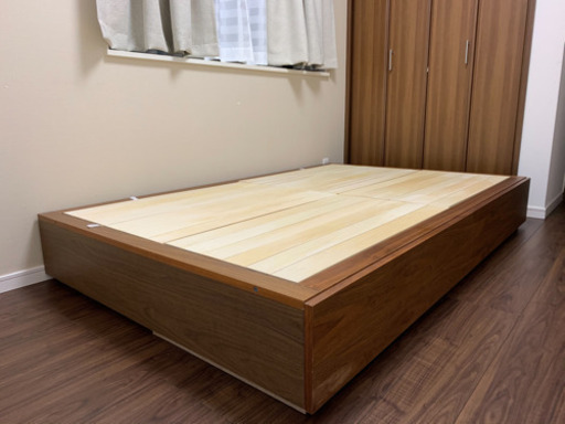 無印良品　セミダブルベッド　廃盤　備品