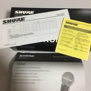 SHURE SM48 ダイナミックマイクの画像