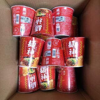 食品（カップヌードルやプチとうどん等）詰め合わせ　時短調理食材バ...