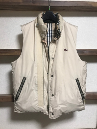 ★バーバリー★ダウンベスト　ベージュ　リバーシブル