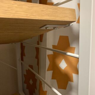 スチール ゴミ箱上ラック デューイの画像
