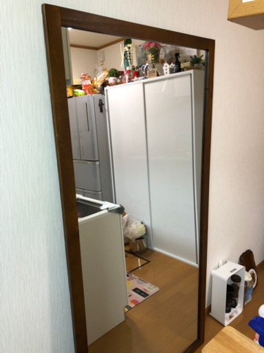 ダンス美容室 ネイルサロンアンティーク調ゴージャスミラー 鏡 姿見 幅90cm×高さ180cm 
