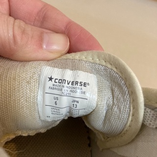 ベビー靴　13cm converseの画像