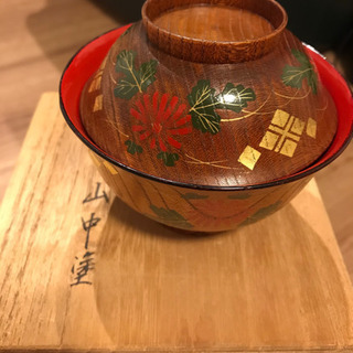 【今月限定価格】山中塗　吸物椀5つセット
