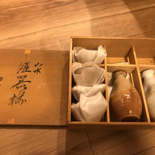 【今月限定価格】備前焼　徳利２つ、お猪口4つセット
