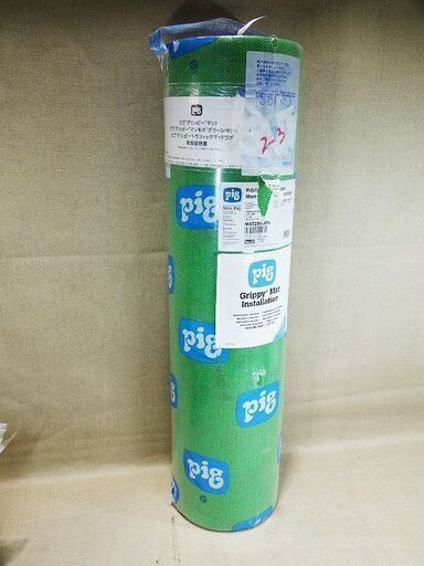 【苫小牧バナナ】新品未開封 Pig/ピグ グリッピー グリーンマンモスマット ミディアムウェイト 1巻 81.3cm×15ｍ MAT298ーJPN♪