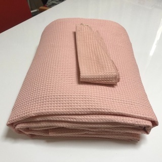 【中古】ピンクのカーテン 100×178cm 2枚1組