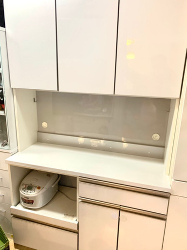 【月内限定】キッチンボードラメ入　食器棚