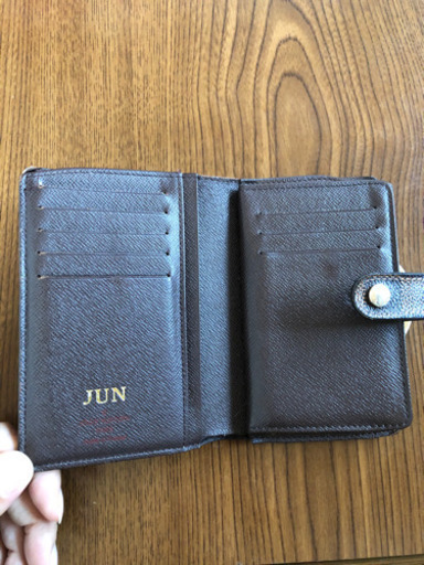 ダミエ　がま口財布