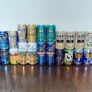格安！　ヱビスビールなどの缶ビール、チューハイなど合計24点おま...