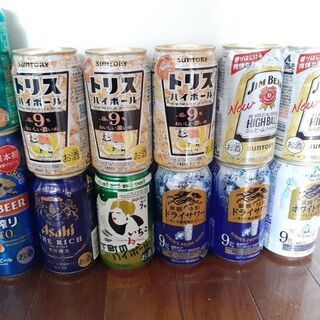 格安！　ヱビスビールなどの缶ビール、チューハイなど合計24点おまとめ売りの画像