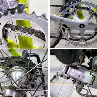希少! LEGNANO 535mm 2×8 700×23 黄緑 クロモリ CAMPIONE DEL MONDO CAMPAGNOLO レニャーノ カンパニョーロ 自転車 札幌市東区 新道東店の画像