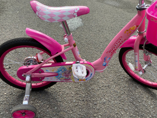 HUGっと　プリキュア　子供　自転車　美品