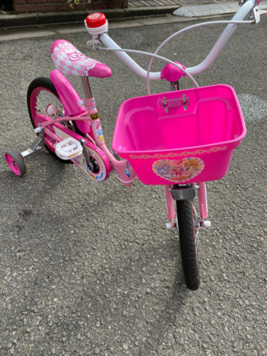 HUGっと　プリキュア　子供　自転車　美品