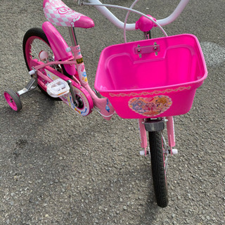 HUGっと　プリキュア　子供　自転車　美品の画像